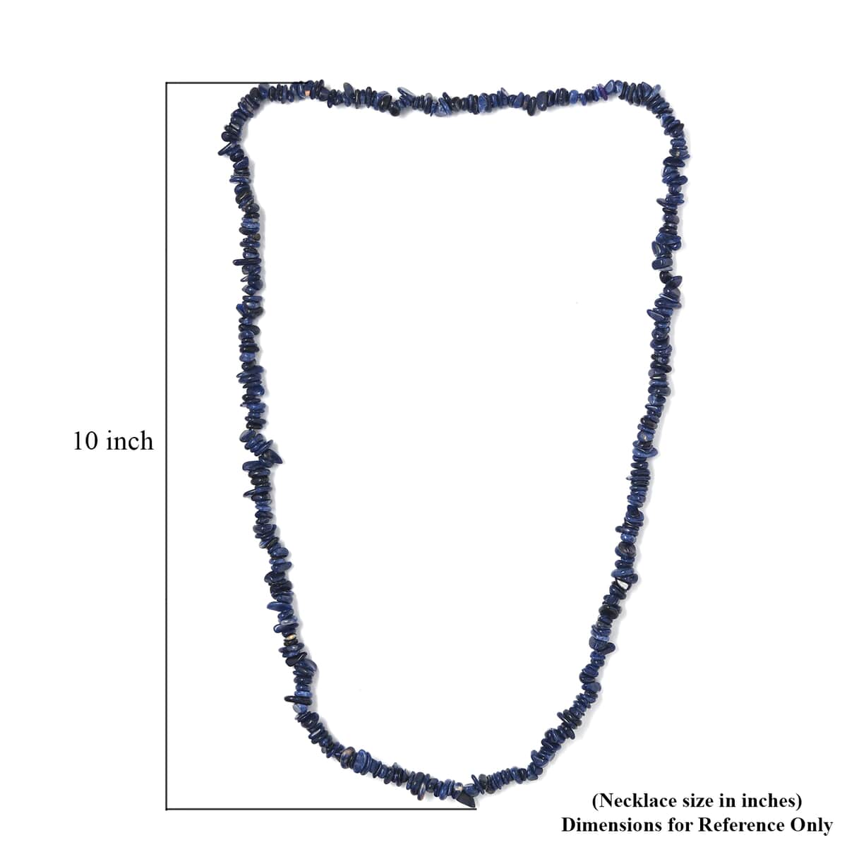 Sodalite Chips 255.00 ctw Necklace 28 Inches image number 5