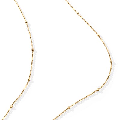 Chain Necklace in 14K YG Over Sterling Silver 2.0 Grams 24 Inches