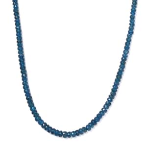 Malgache Neon Apatite 80.00 ctw Necklace in Vermeil Yellow Gold Over Sterling Silver 18 Inches