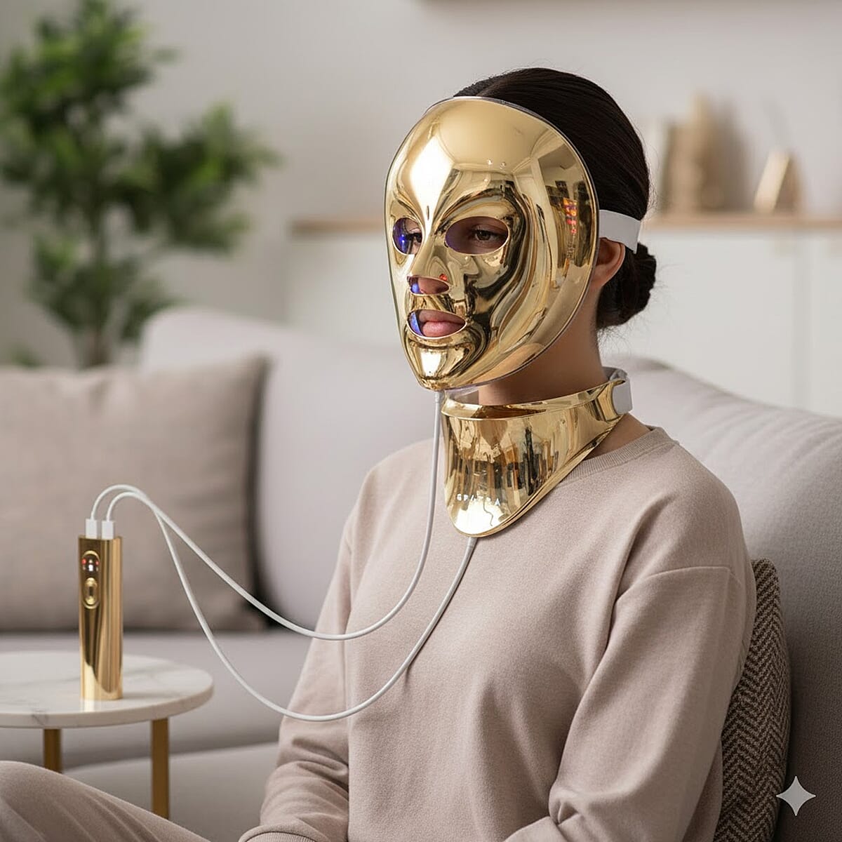 Doorbuster Opatra Cleo Gold LED Rejuvenation Mask (Lifetime Warranty) image number 1