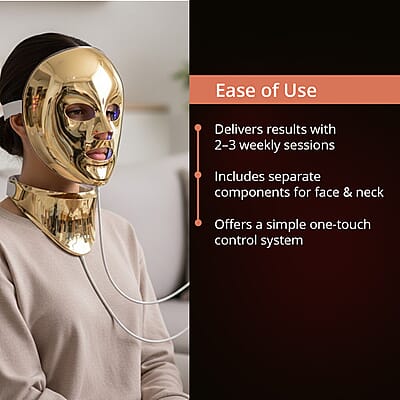 Opatra Cleo Gold LED Rejuvenation Mask (Lifetime Warranty)