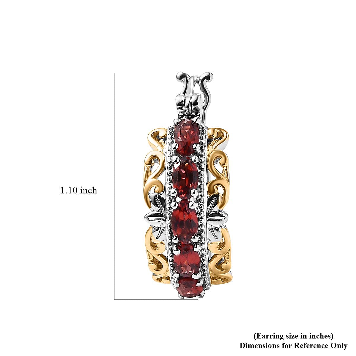 由美✨ Clover Charm Hoops SE8943-1 - Interchangeable Clover - holamore
