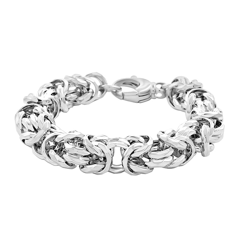 Sterling Silver Bracelet (7.50 In) 17.60 Grams