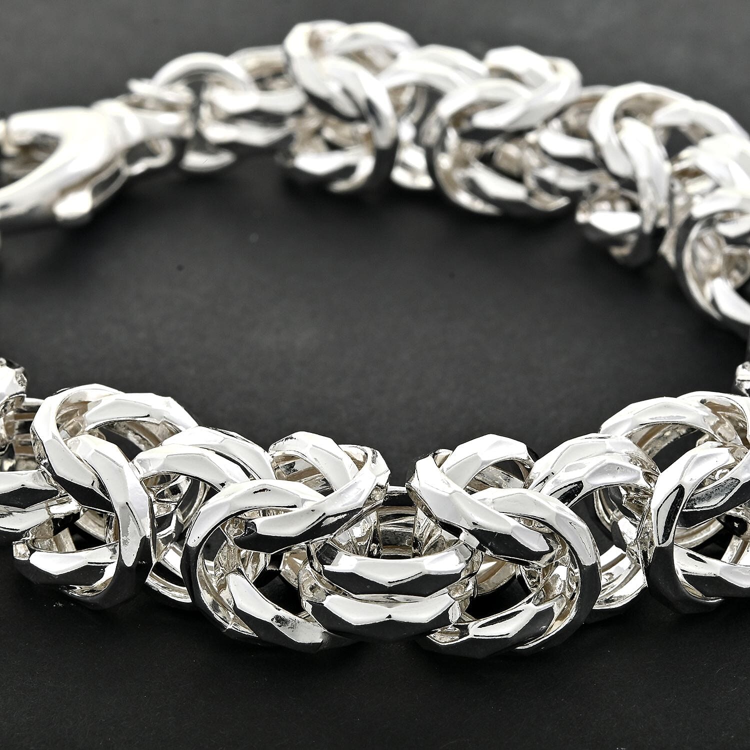 Sterling Silver Bracelet (7.50 In) 17.60 Grams