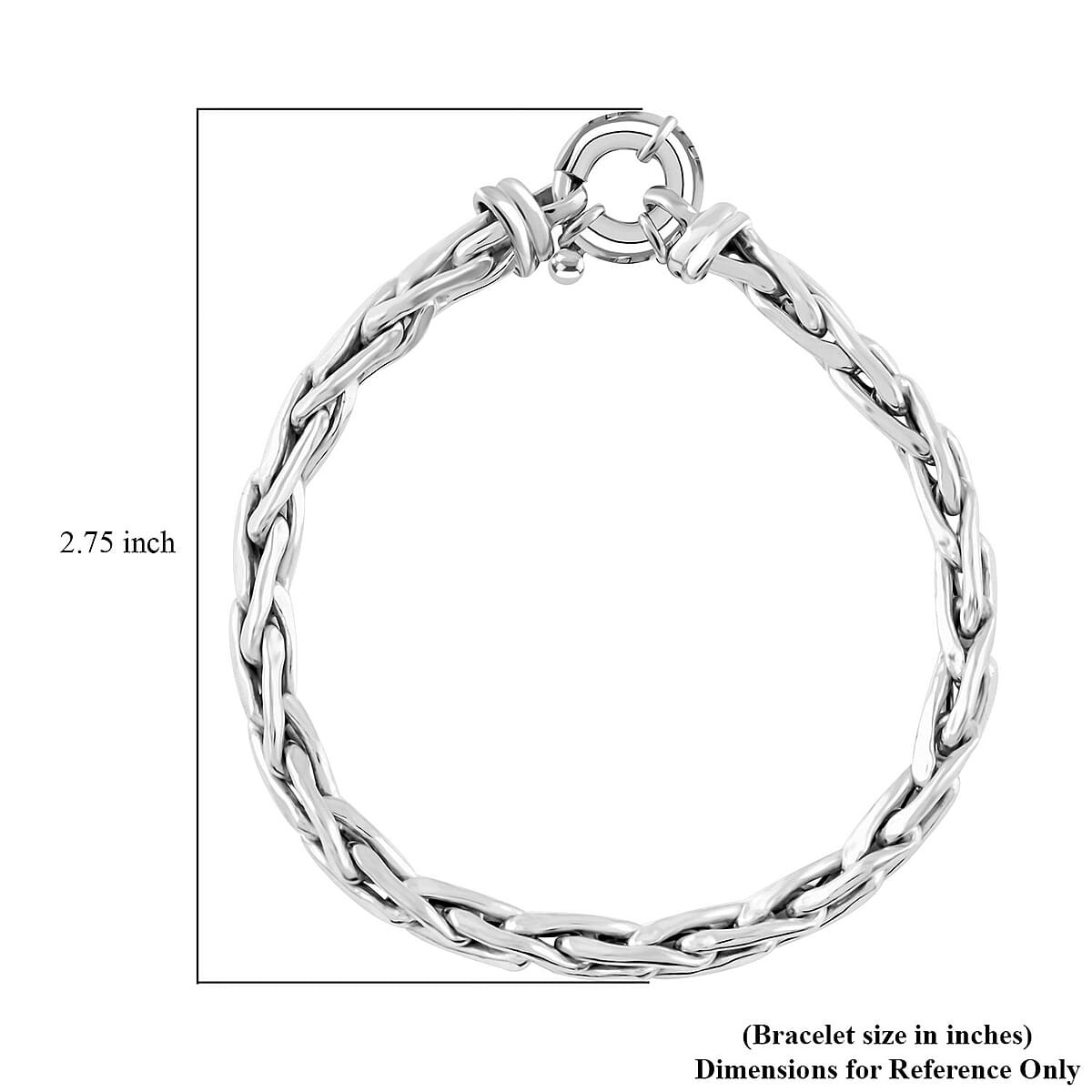 Sterling Silver Bracelet (7.50 In) (9.30 g) image number 2