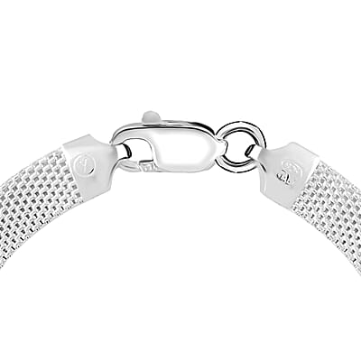 Flat Coryana Bracelet in Sterling Silver 6.50 Grams (7.50 In)