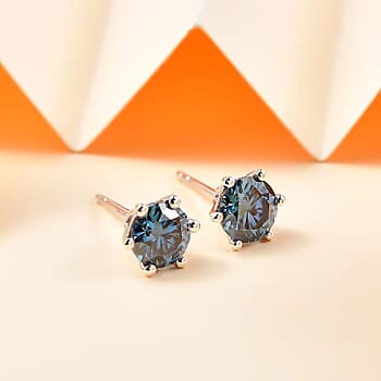 Blue Moissanite - Product card gallery slide 2 (9432285315327)