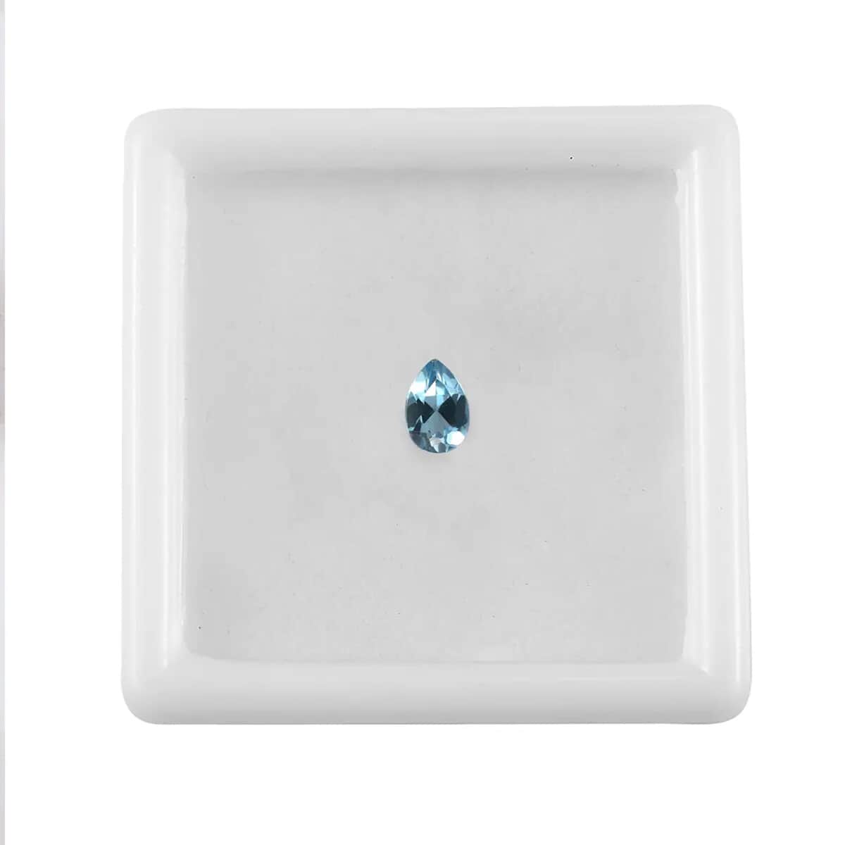 AAAA Swiss Blue Topaz (Pear 20x15 mm) 1.50 ctw image number 5