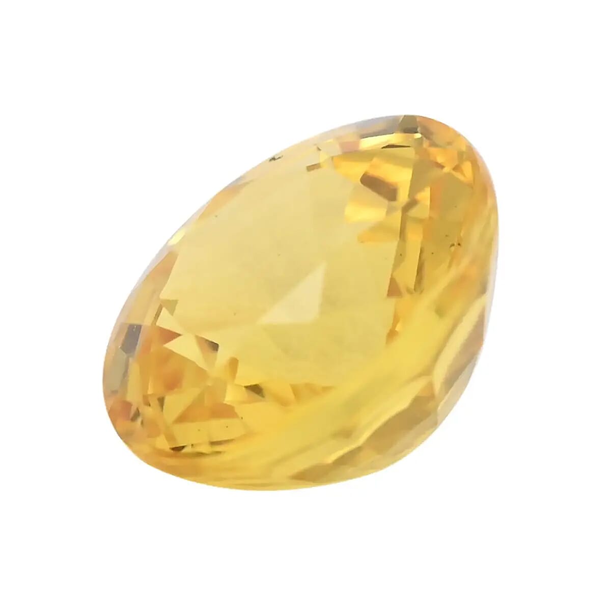 AAAA Madagascar Yellow Sapphire (Rnd 5.5 mm) 0.80 ctw Loose Gemstone image number 1