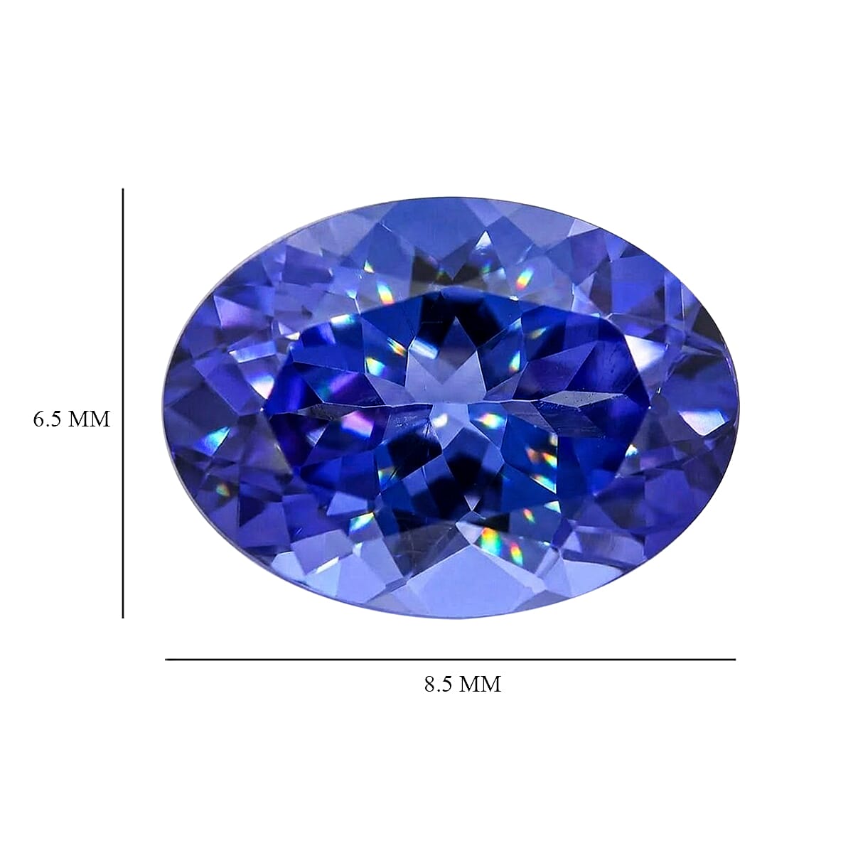 Premium Tanzanite (Ovl 8.5x6.5 mm) 1.50 ctw