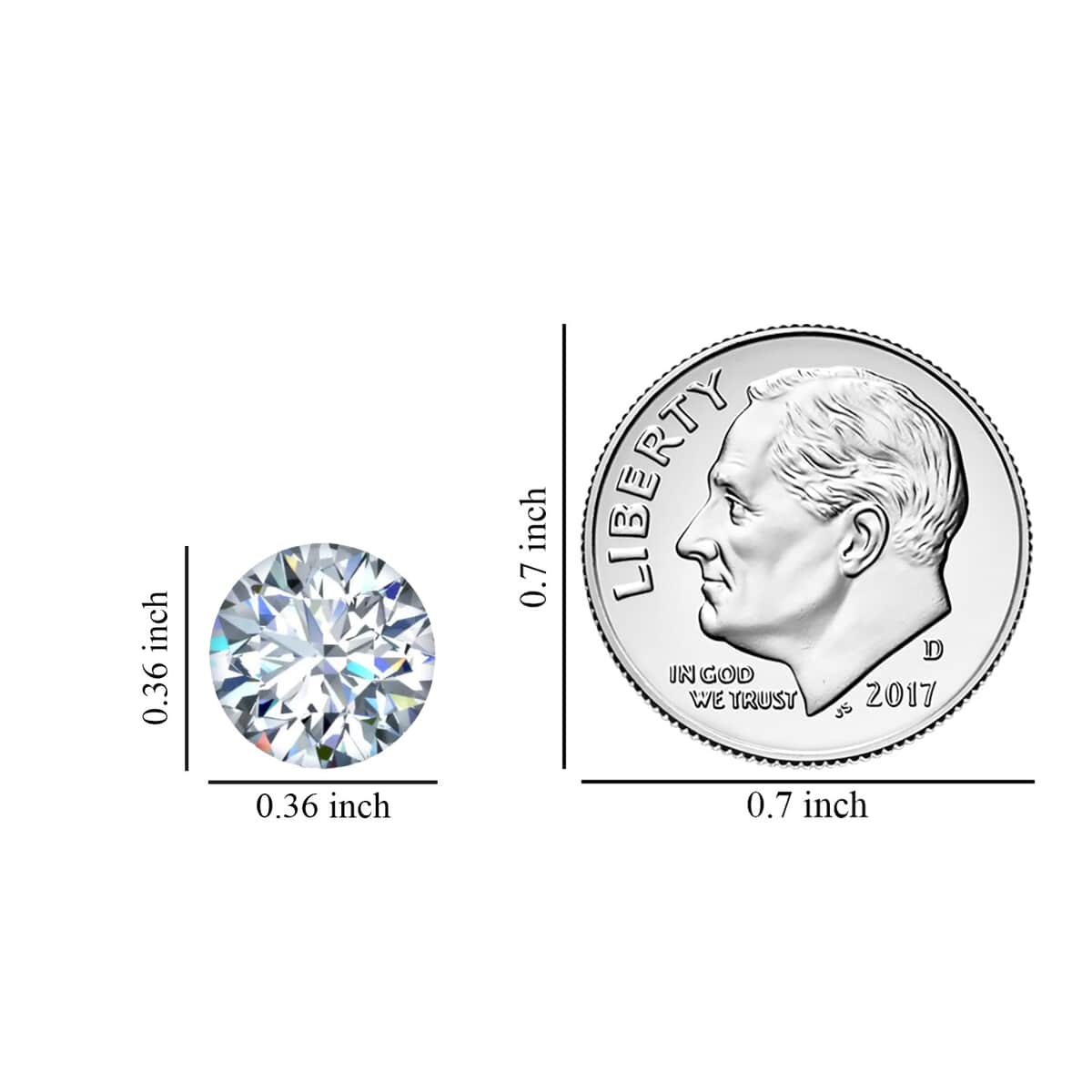 IGI Certified Luxuriant Lab Grown Diamond (G VS2) (Rnd 9.24 mm) 3.00 ctw image number 1