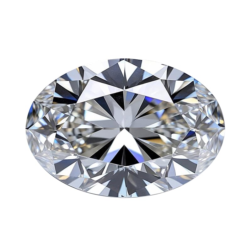 IGI Certified 3.00 ctw Oval Lab Grown Diamond Loose Gemstone – H VS2 (10.1x7.6mm)