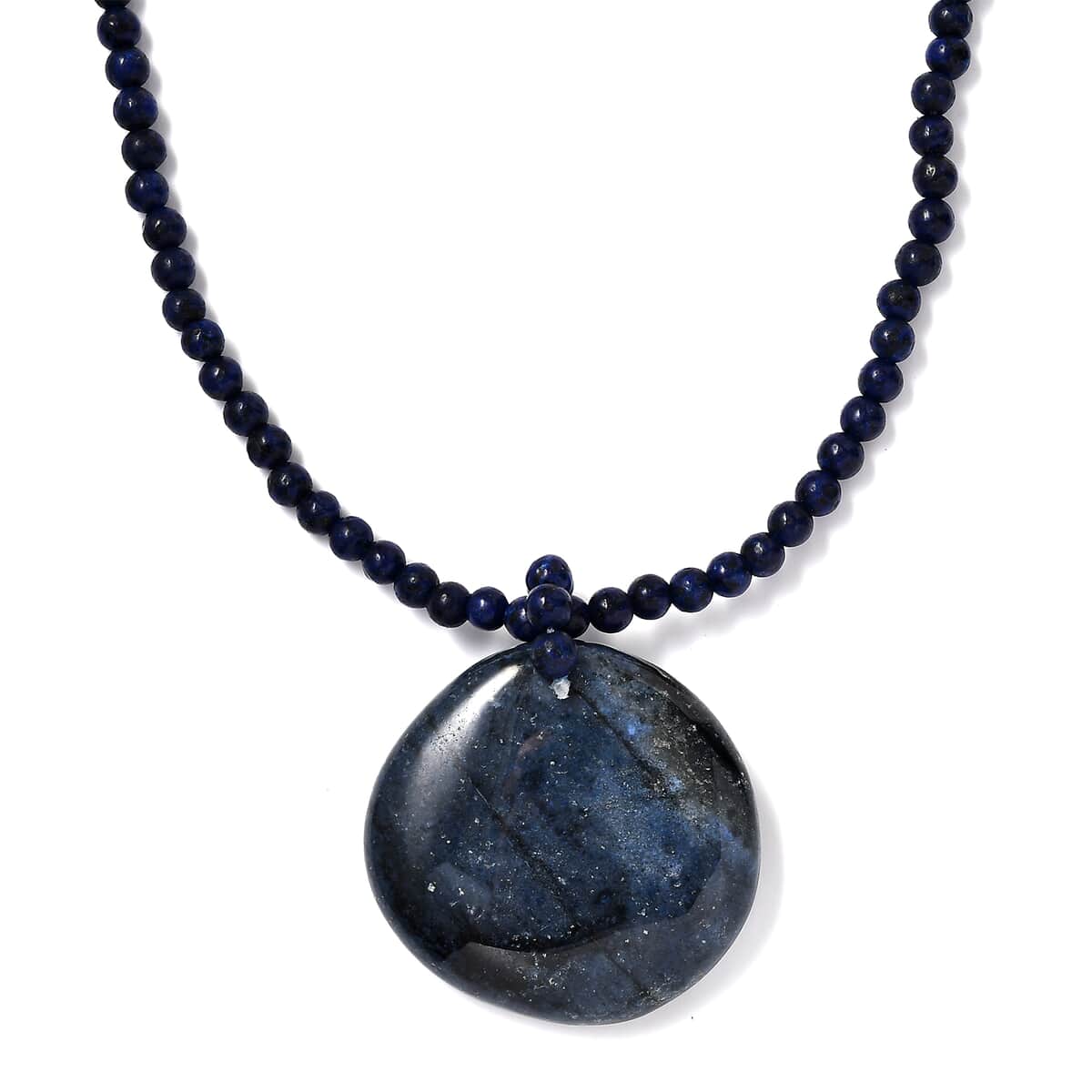 Sodalite and Lapis Lazuli 185.75 ctw Beaded Necklace in Stainless Steel 20 Inches image number 0