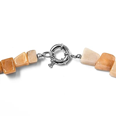 Agate 233.00 ctw Necklace in Platinum Bond 20 Inches