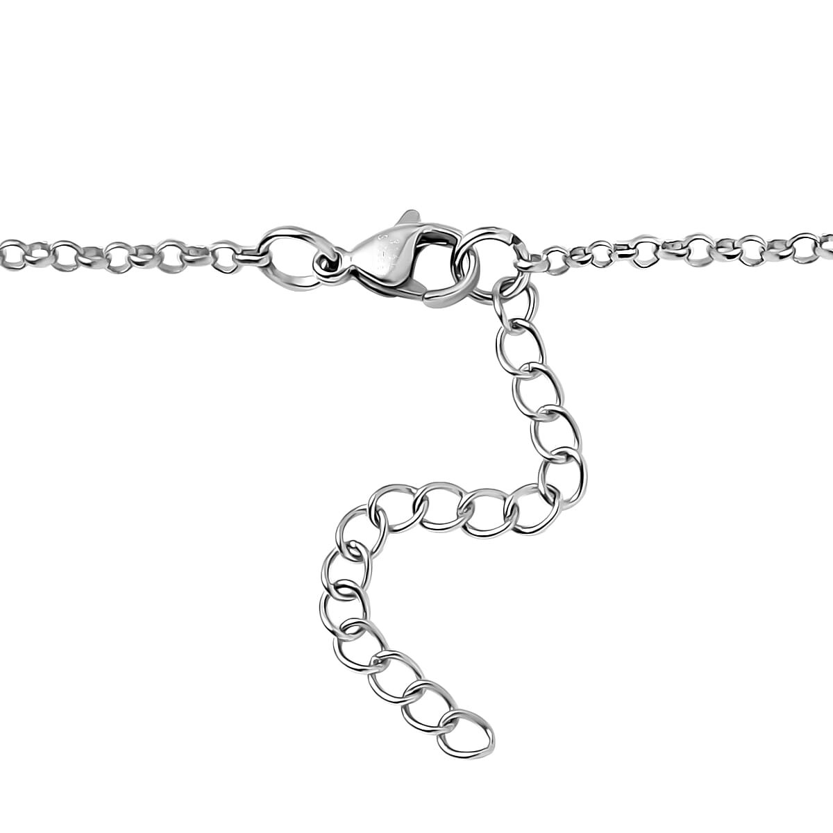 Karis Sky Blue Topaz 13.00 ctw Beaded Necklace in Platinum Bond 18-20 Inches image number 4