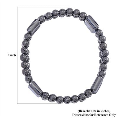 Terahertz 80.00 ctw Cushion Block Stretch Womens Bracelet (7-7.5In)