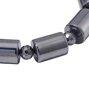 Doorbuster Terahertz 140.00 ctw Barrel Block Stretch Womens Bracelet (6.5-7In)