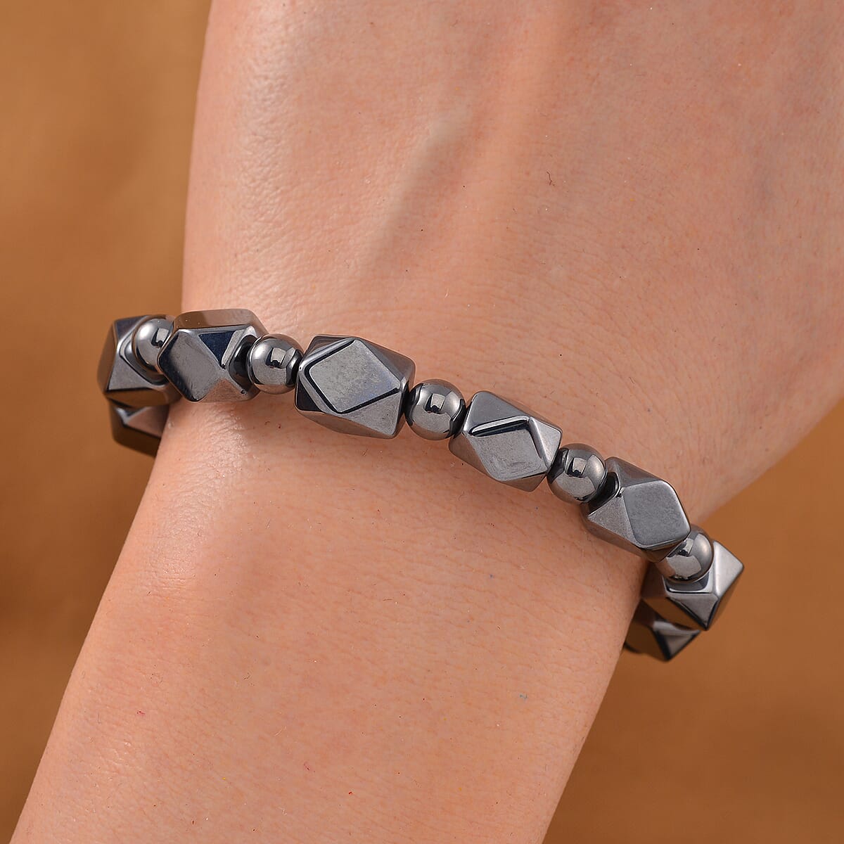 Terahertz 90.00 ctw Octagon Block Stretch Womens Bracelet (6.5-7In) image number 1