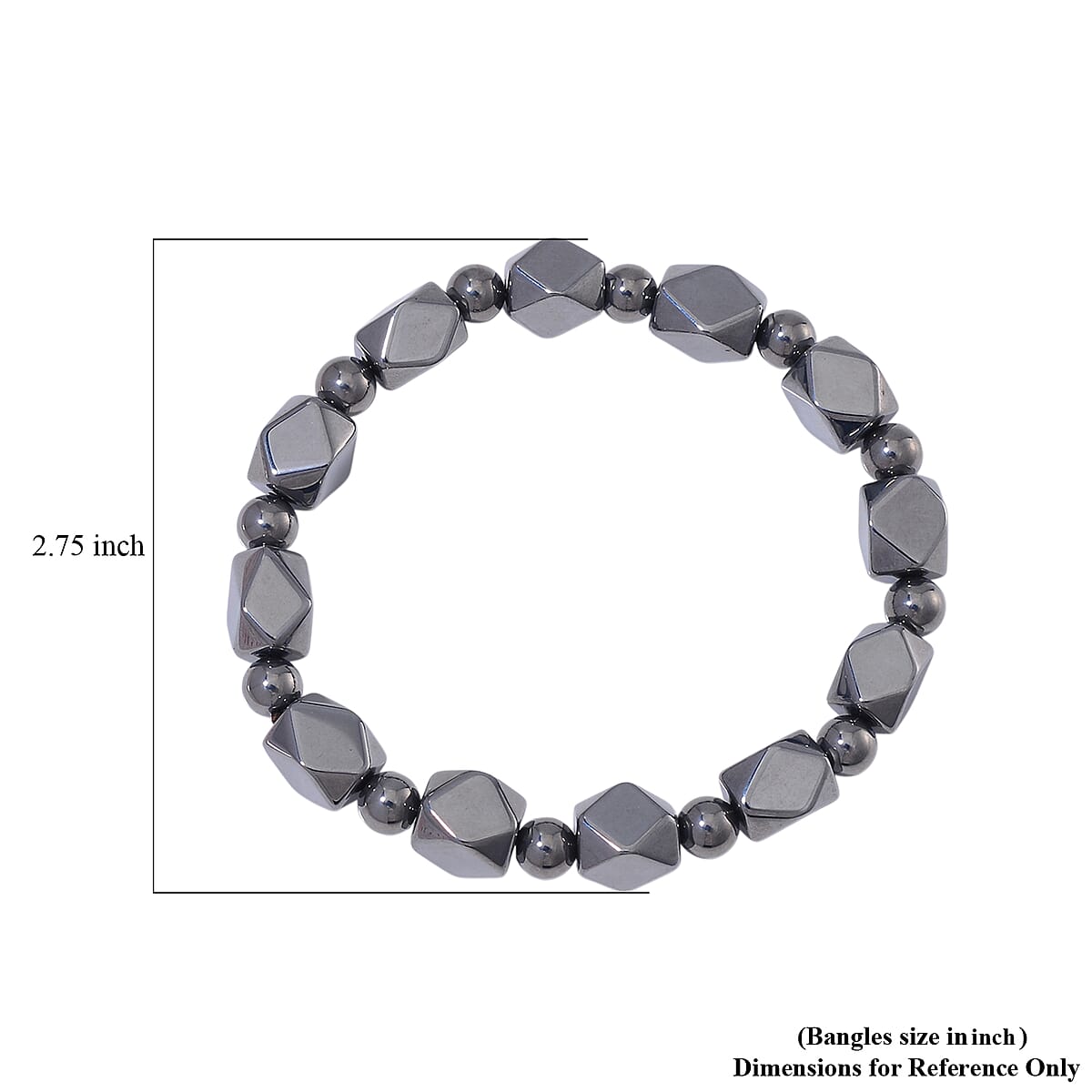 Terahertz 90.00 ctw Octagon Block Stretch Womens Bracelet (6.5-7In) image number 3