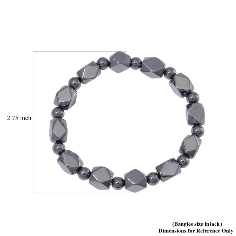 Terahertz 90.00 ctw Octagon Block Stretch Womens Bracelet (6.5-7In)