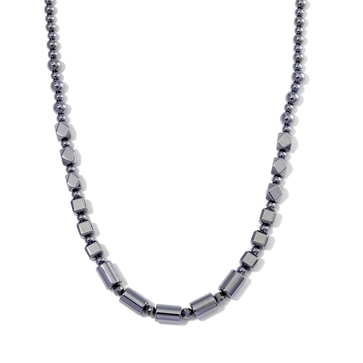 Terahertz 210.00 ctw Beaded Necklace in rhodium Sterling Silver 20 Inches image number 0