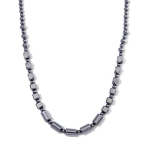 Terahertz 210.00 ctw Beaded Necklace in rhodium Sterling Silver 20 Inches