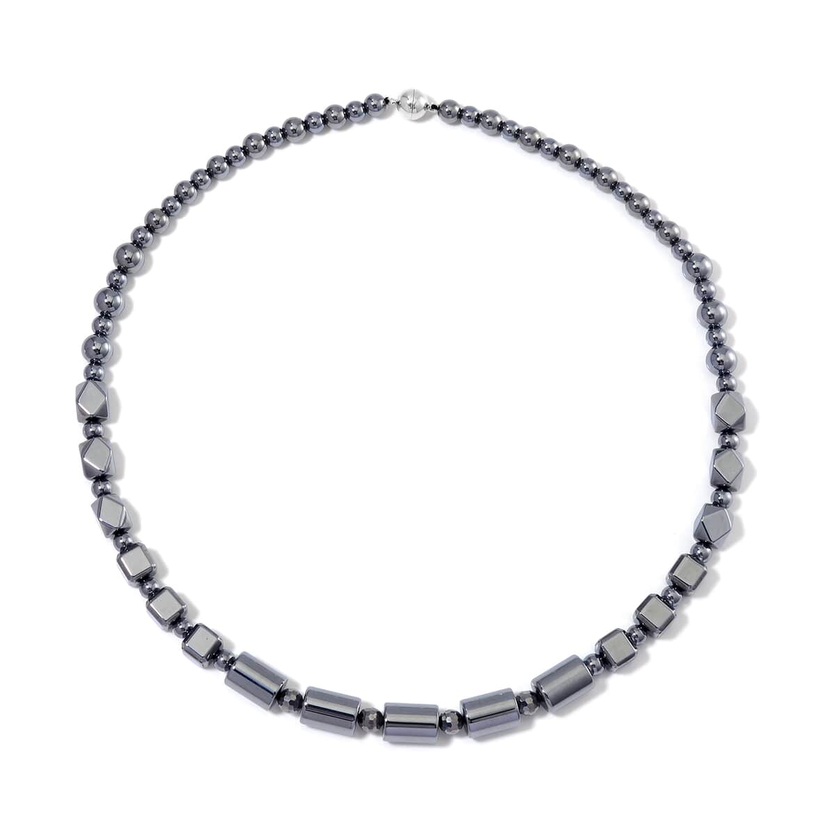 Terahertz 210.00 ctw Beaded Necklace in rhodium Sterling Silver 20 Inches image number 2