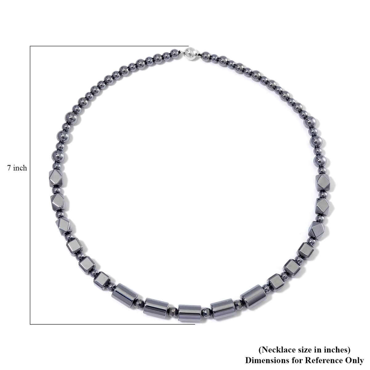 Terahertz 210.00 ctw Beaded Necklace in rhodium Sterling Silver 20 Inches image number 4