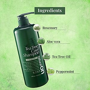 Daeng Gi Meo Ri Natural On Tea Tree Cool Shampoo & Treatment (33.8oz Each)