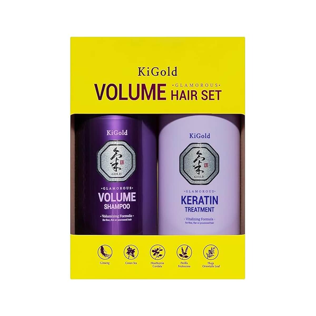 KiGold Glamorous Volume Shampoo & Keratin Treatment Hair Set (24oz Each) image number 0