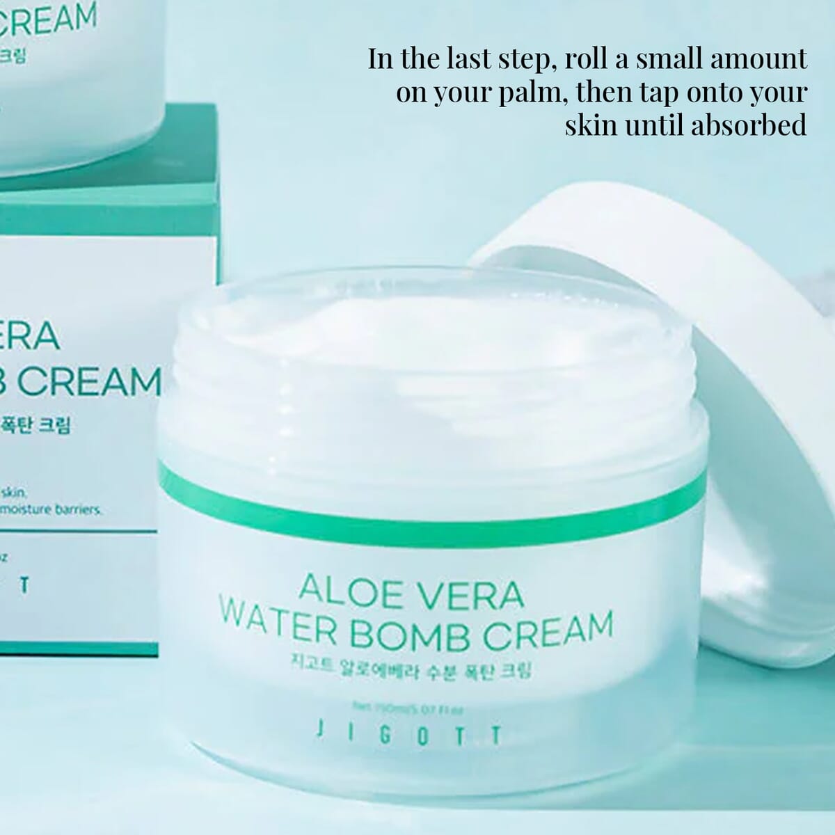 Jigott Aloe Vera Water Bomb Cream (5.07oz) image number 4
