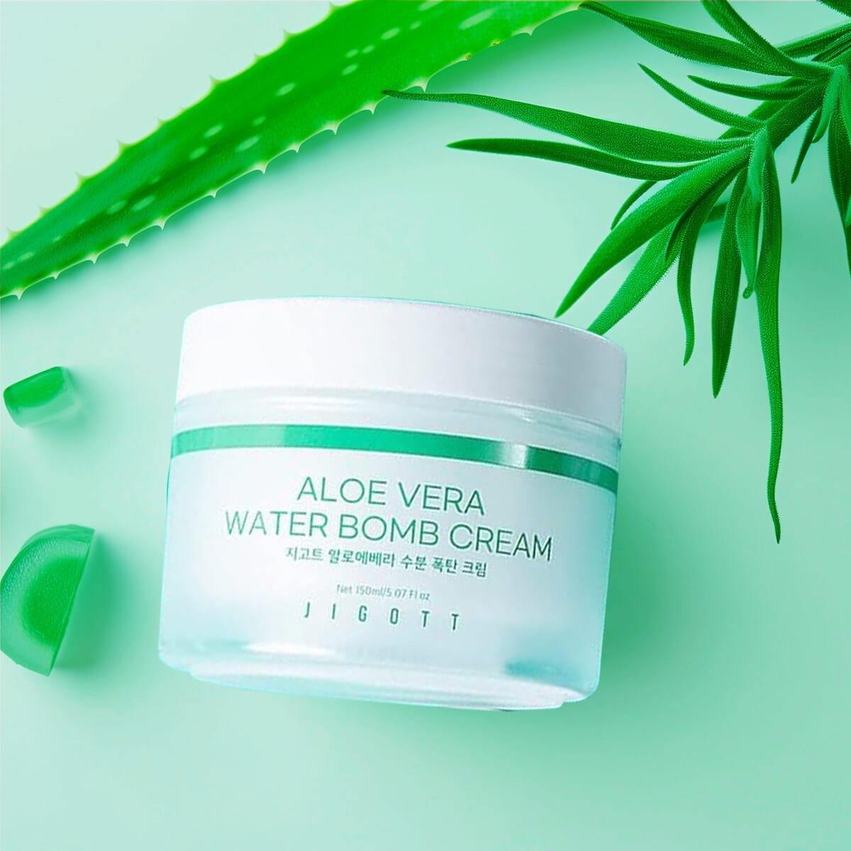 Jigott Aloe Vera Water Bomb Cream (5.07oz) image number 5
