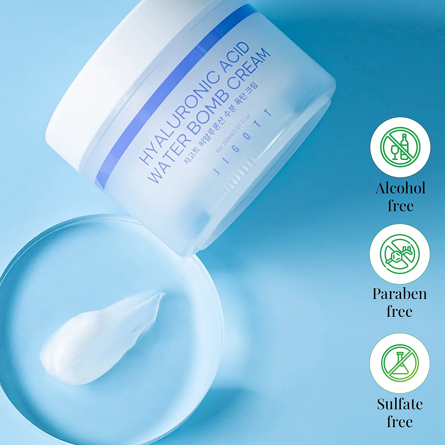 Jigott Hyaluronic Acid Water Bomb Cream