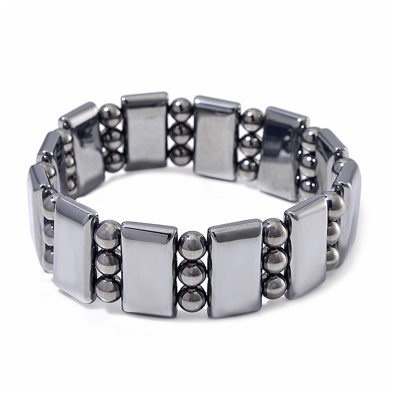  Terahertz 230.00 ctw Block Stretch Men's Bracelet (8-8.5In)