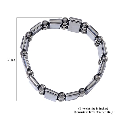  Terahertz 230.00 ctw Block Stretch Men's Bracelet (8-8.5In)