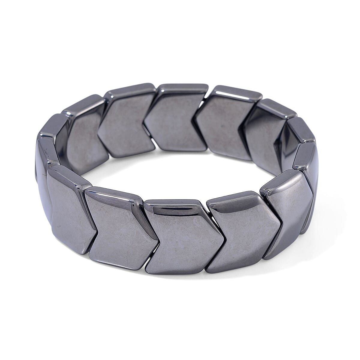 Terahertz 210.00 ctw Block Stretch Men's Bracelet (7.5-8.0In) image number 0