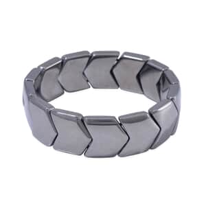 Terahertz 210.00 ctw Block Stretch Men's Bracelet (7.5-8.0In)