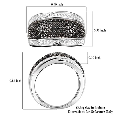 Karis Green Diamond (IR) Accent Band Ring in Platinum Bond (Size 10.0)