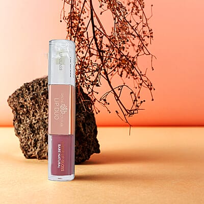 Rachel Couture Lip Duo (Lip Glass & Gloss)- Bare Natural