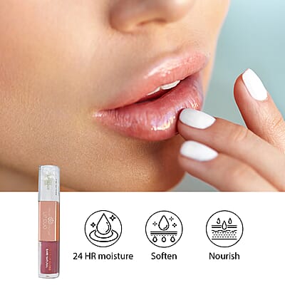 Rachel Couture Lip Duo (Lip Glass & Gloss)- Bare Natural