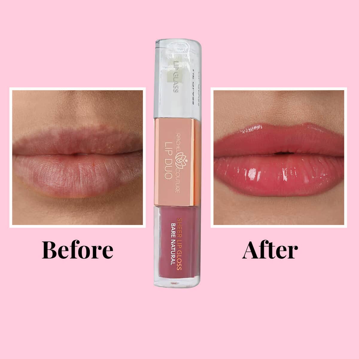 Rachel Couture Lip Duo Bare Natural image number 6