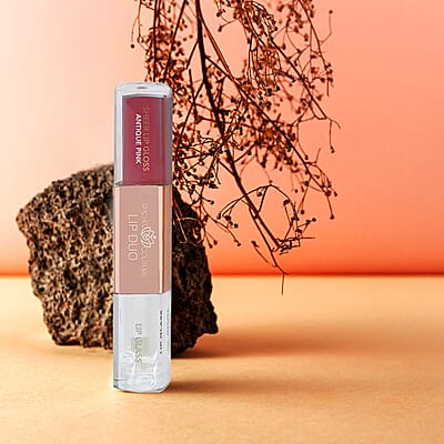 Rachel Couture Lip Duo (Lip Glass & Gloss)- Antique Pink