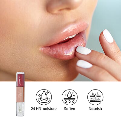 Rachel Couture Lip Duo (Lip Glass & Gloss)- Antique Pink