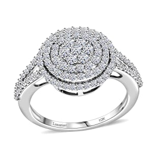 Luxuriant Lab Grown Diamond G-H SI, 1.00 ctw Cocktail Ring in 10K White Gold (Size 9.0)