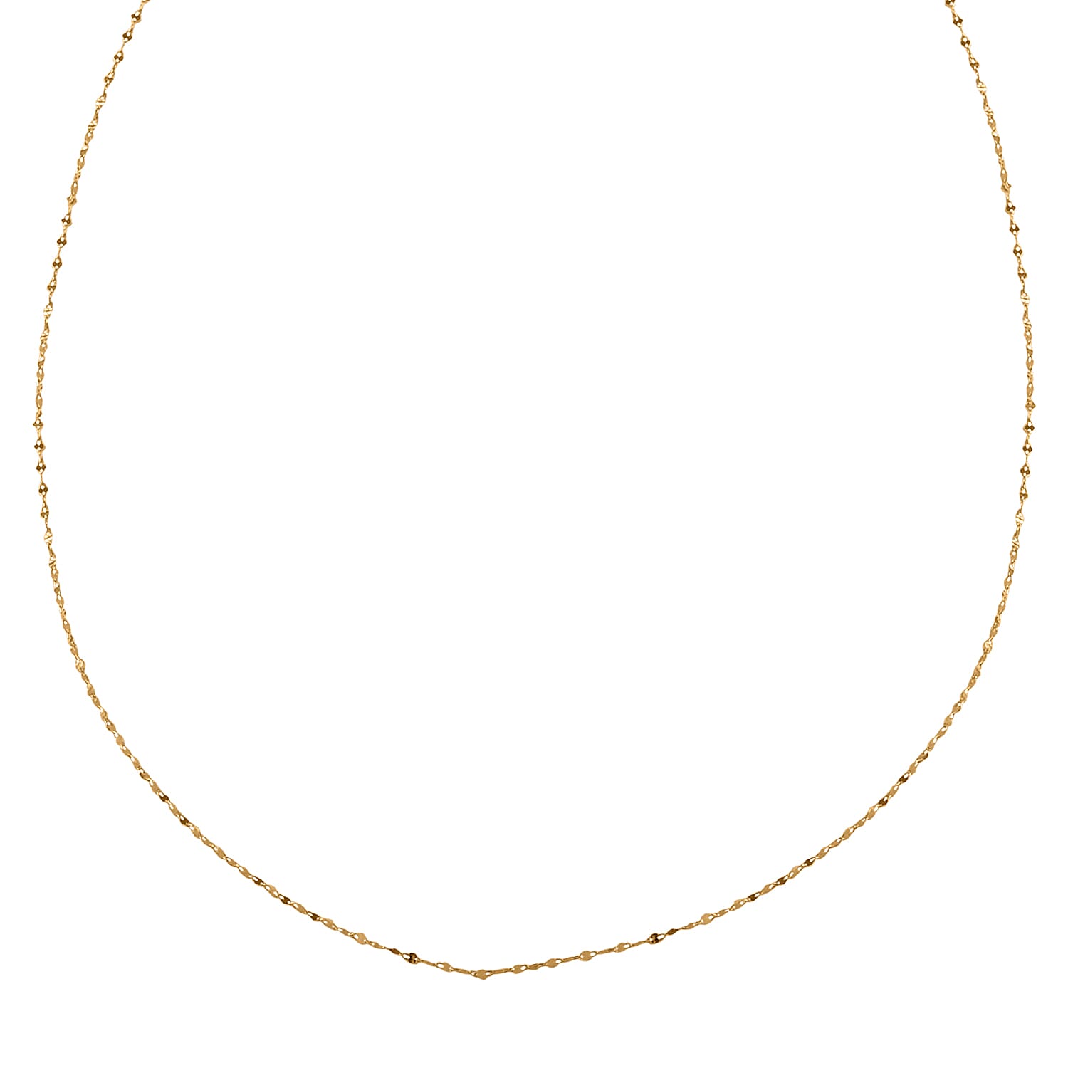 18K Yellow Gold Chain (18 Inches)