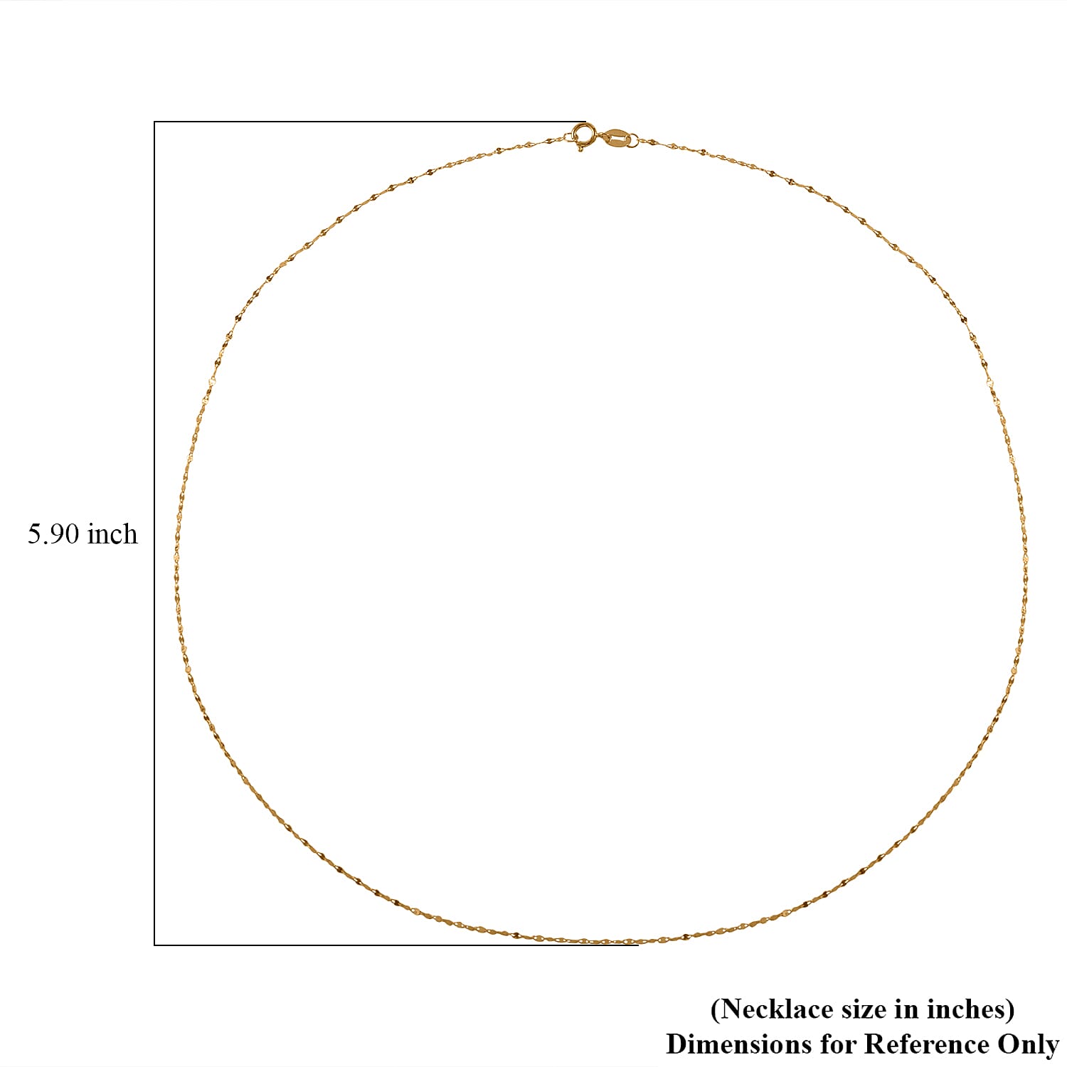 18K Yellow Gold Chain (18 Inches)
