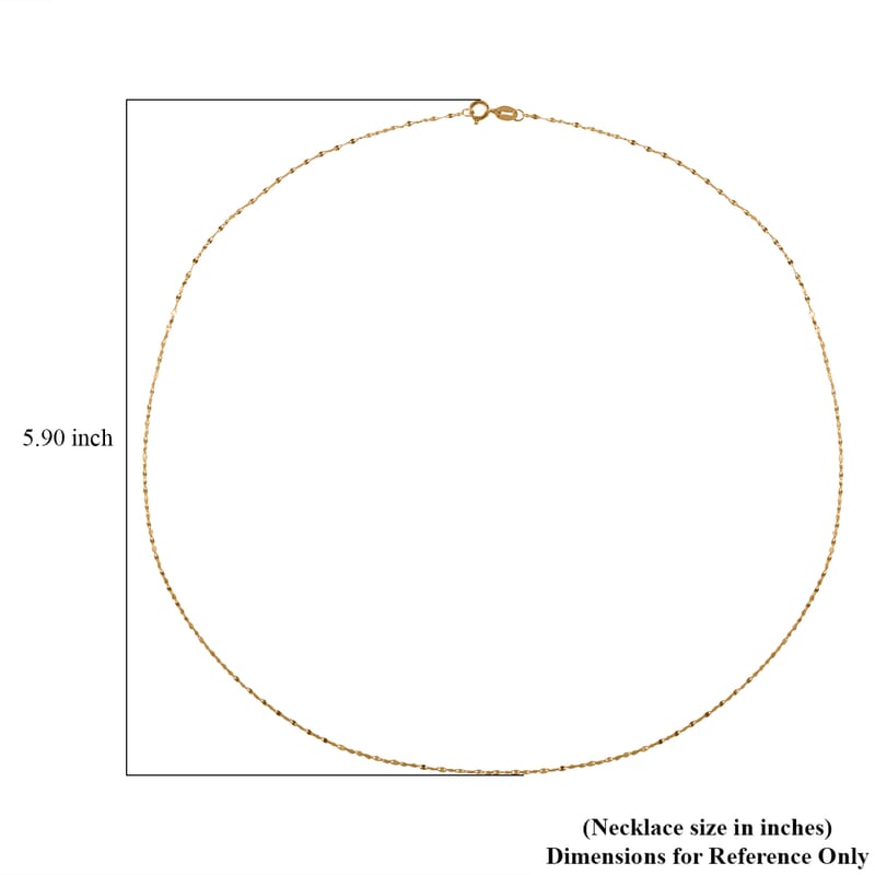 18K Yellow Gold Chain