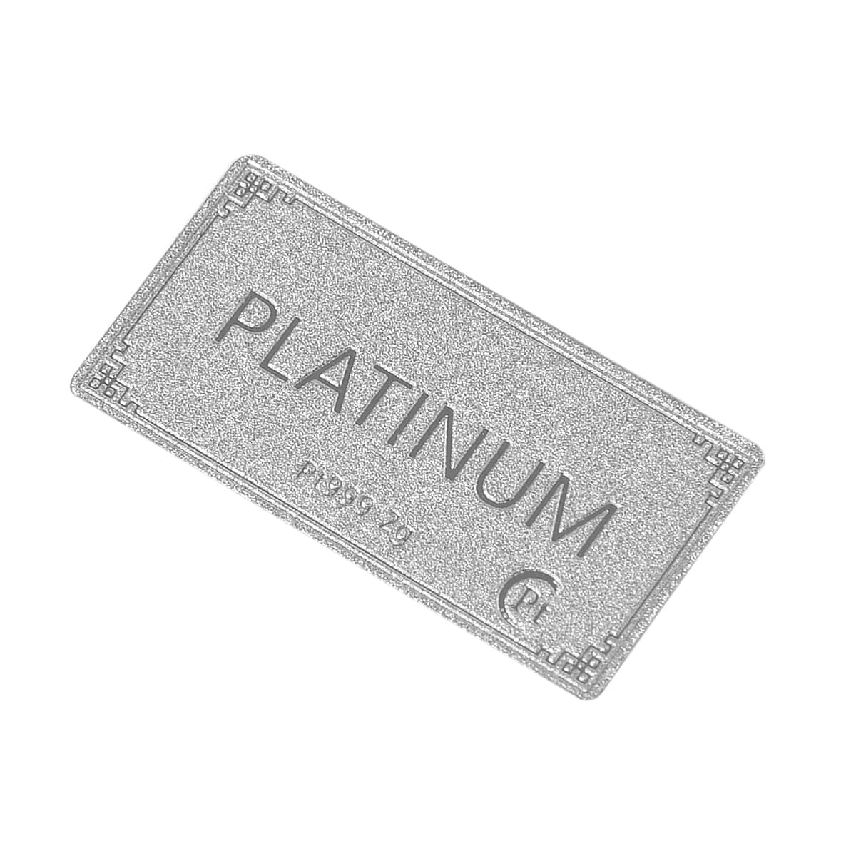 999 Platinum Bar 13x26x0.23mm 2 Grams image number 2