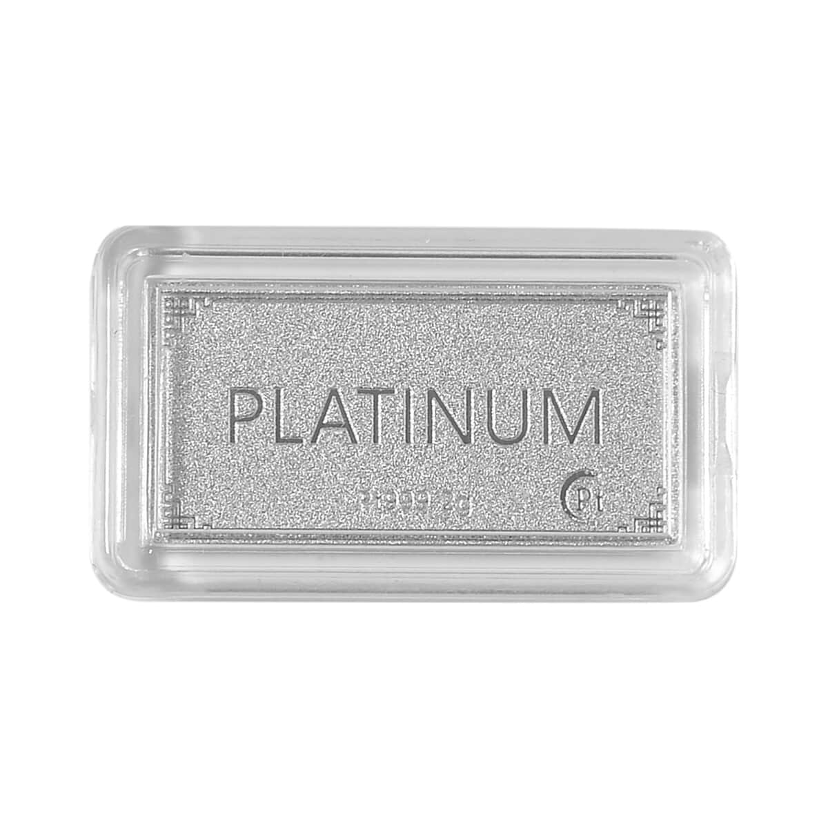 999 Platinum Bar 13x26x0.23mm 2 Grams image number 3