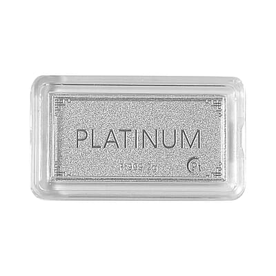 999 Platinum Bar 13x26x0.23mm 2 Grams